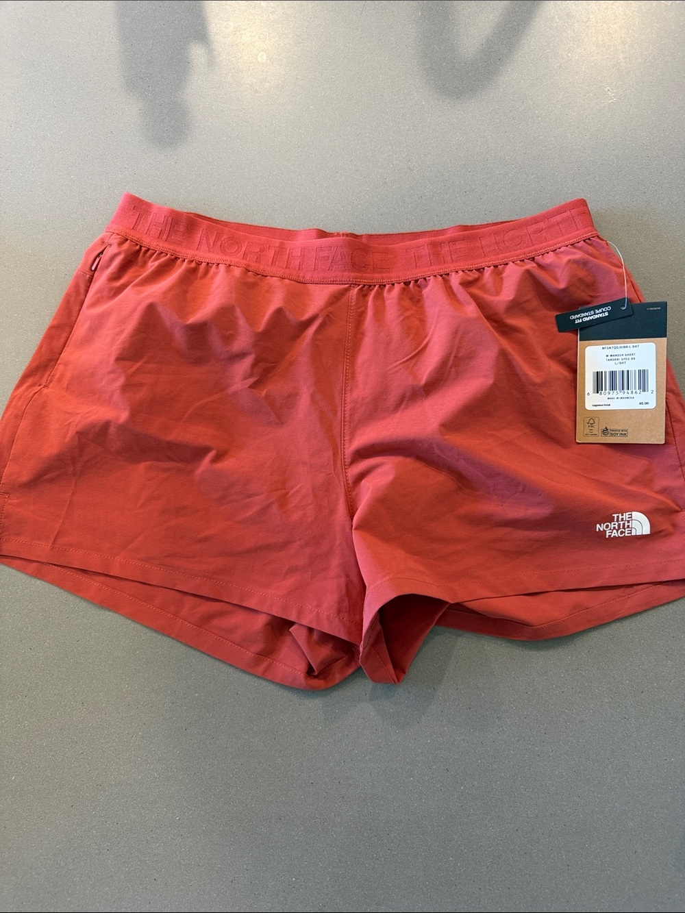 The North Face Women’s Athletic Shorts - Coral Red